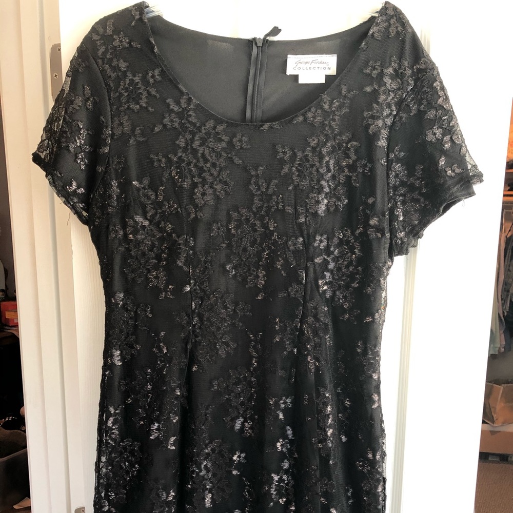 Black cocktail dress